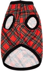 The Worthy Dog Christmas Stewart Plaid Tree Tee Dog Shirt, X-Large slide 2 of 3