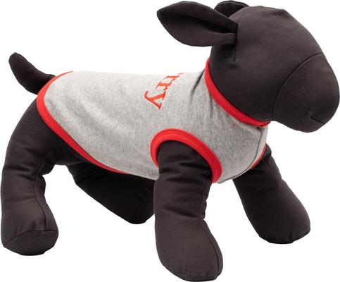 Show full view: The Worthy Dog Christmas Merry Tee Dog Shirt, Medium slide 3 of 4