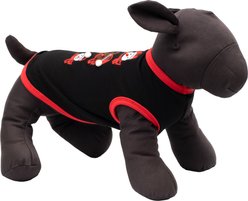 The Worthy Dog Christmas Ho Ho Ho Tee Dog Shirt, Large slide 2 of 3