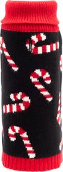 The Worthy Dog Candy Cane Dog Sweater, X-Large
