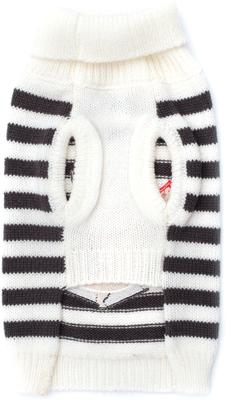 Show full view: The Worthy Dog Christmas Stripe Snowman Dog Sweater, Small slide 3 of 3