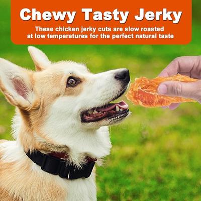 Show full view: Amzey Canine Chews Chicken Grain-Free Jerky Dog Treats, 1.83-lb box, 4 resealable bag slide 3 of 6