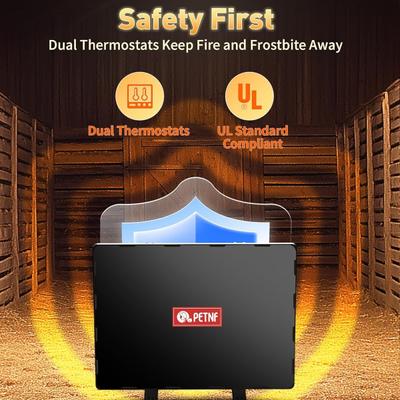 Show full view: PetNF Radiant 2 Mounting Options Chicken Coop Heater, 140-watt slide 4 of 8