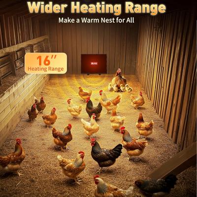 Show full view: PetNF Radiant 2 Mounting Options Chicken Coop Heater, 140-watt slide 3 of 8