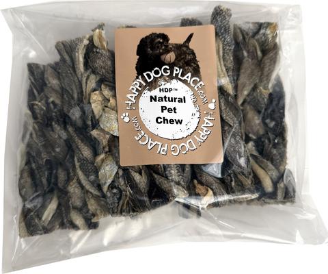 Show full view: HDP Cod Skin Fish Braided Stick Natural Dog Chew Treats, 15 count slide 4 of 4