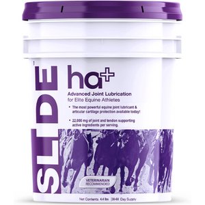 SLIDE ha+ Advanced Joint Lubrication Hyaluronic Acid UCII Collagen Joint Supplement for Horses, 4.4-lb