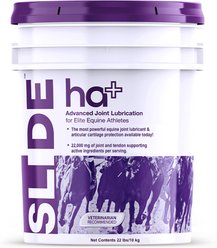 SLIDE ha+ Advanced Joint Lubrication Hyaluronic Acid UCII Collagen Joint Supplement for Horses, 22-lb