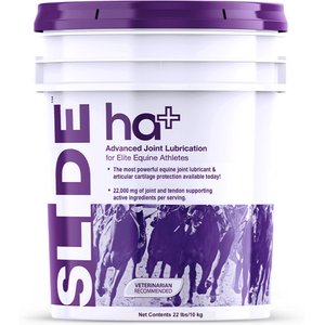 SLIDE ha+ Advanced Joint Lubrication Hyaluronic Acid UCII Collagen Joint Supplement for Horses, 22-lb