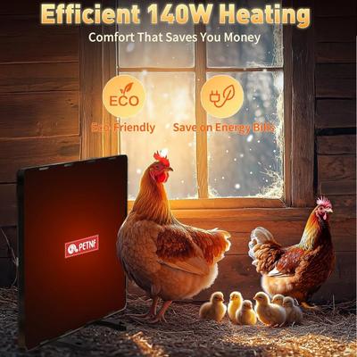 Show full view: PetNF Radiant 2 Mounting Options Chicken Coop Heater, 140-watt slide 5 of 8