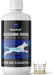 Best Paw Nutrition Original Dream Glucosamine Unflavored Liquid Joint Support Supplement for Dogs & Cats, 32-fl oz bottle