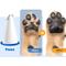 Show in main carousel: OneIsAll N12 4-in-1 Cordless Low Noise Paw Trimmer & Rechargeable Quiet Dog Grooming Kit with 2-Speed Clippers, White slide 9 of 11