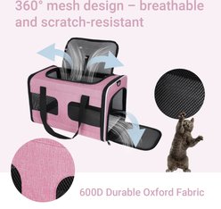 Gapzer Soft-Sided Dog & Cat Carrier, Pink slide 2 of 9