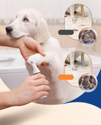 Show full view: OneIsAll Cordless Low Noise N5 Dog Clippers with Double Blades, White slide 4 of 12