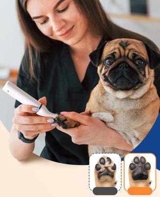 Show full view: OneIsAll Cordless Low Noise N5 Dog Clippers with Double Blades, White slide 8 of 12