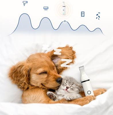 Show full view: OneIsAll Cordless Low Noise N5 Dog Clippers with Double Blades, White slide 6 of 12