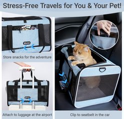 Gapzer Soft-Sided Dog & Cat Carrier, Blue slide 2 of 9