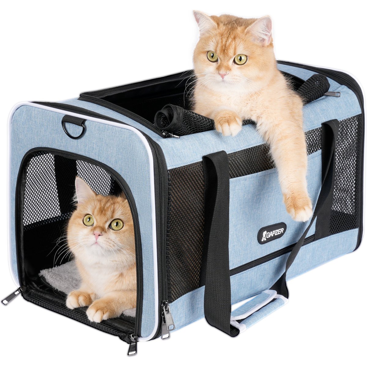 DOPZER Soft-Sided Dog & Cat Carrier, Blue