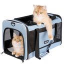 DOPZER Soft-Sided Dog & Cat Carrier, Blue