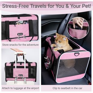 DOPZER Soft-Sided Dog & Cat Carrier, Pink
