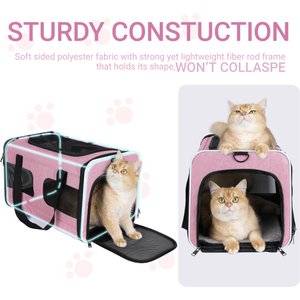DOPZER Soft-Sided Dog & Cat Carrier, Pink