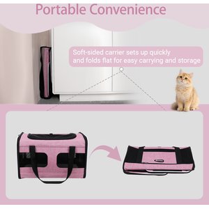 DOPZER Soft-Sided Dog & Cat Carrier, Pink