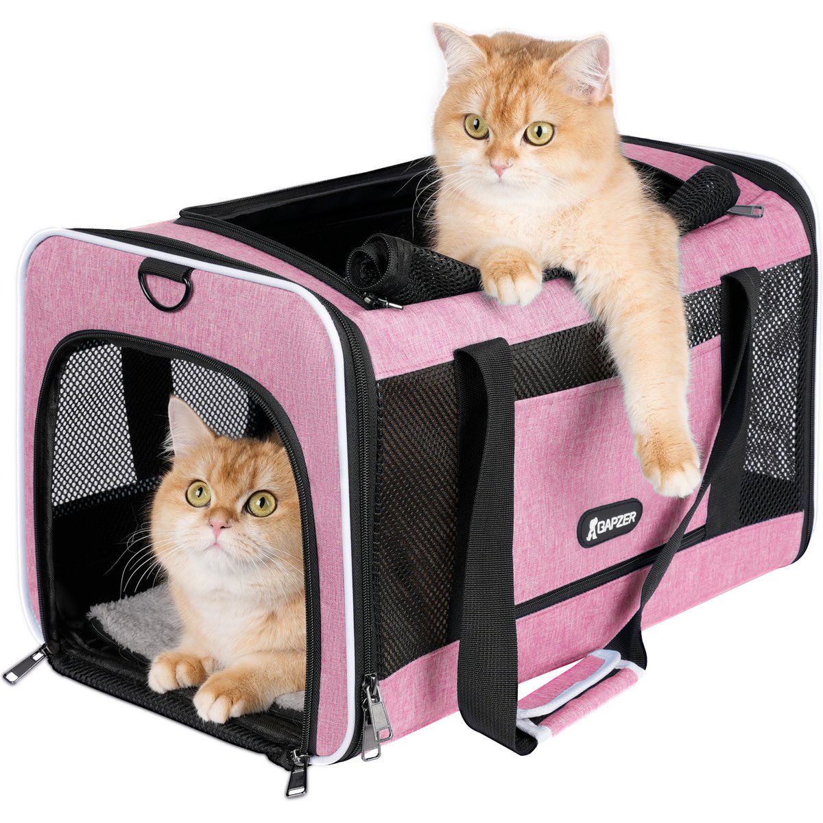 DOPZER Soft-Sided Dog & Cat Carrier, Pink