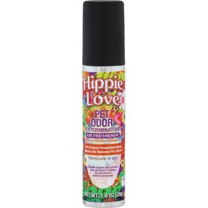 Pet Odor Exterminator Hippie Love Deodorizer Spray, 1-oz