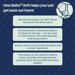 Balto Soft Dog Elbow Brace, Large- Right slide 2 of 9