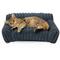 Show in main carousel: LFC PETS Plush Foldable Couch Dog & Cat Bed with Removable Cover, Dark Grey, Small slide 1 of 10