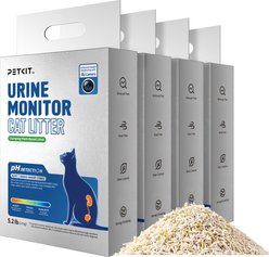 PETKIT Urine Monitor Plant Based Cat Litter, 5.2-lbs, 4 count