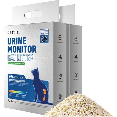 PETKIT PETKIT Urine Health pH Monitor Clumping Tofu Cat Litter, 5.2-lbs, 2 count