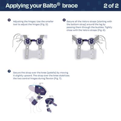 Show full view: Balto Ligatek Adjustable Hinged Dog Knee Brace, Small- Right slide 6 of 9