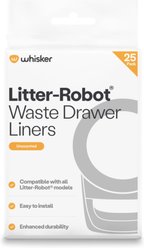 Whisker Litter-Robot Cat Waste Drawer Liners, 25 count slide 1 of 6