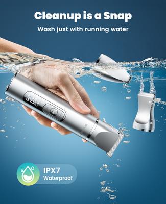 Show full view: OneIsAll FC08 Cordless 4 in 1 Low Noise Dog Grooming Clippers & Paw Nail Grinder Kit slide 6 of 10