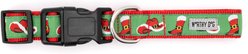 The Worthy Dog Cowboy Christmas Adjustable Dog Collar, Small: 8 to 14-in neck, 5/8-in wide slide 2 of 3