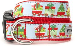 The Worthy Dog Toyland Train Adjustable Dog Collar, X-Large: 17 to 23-in neck, 1-in wide