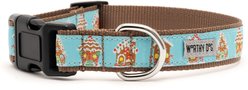The Worthy Dog Gingerbread Houses Adjustable Dog Collar, Large: 14 to 20-in neck, 1-in wide slide 2 of 3
