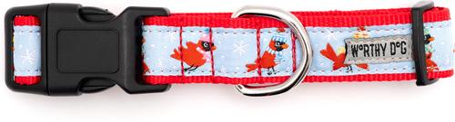 Show full view: The Worthy Dog Cardinals Adjustable Dog Collar, X-Large: 17 to 23-in neck, 1-in wide slide 3 of 4