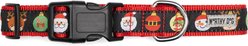 The Worthy Dog Deck the Halls Adjustable Dog Collar, X-Large: 17 to 23-in neck, 1-in wide slide 2 of 4
