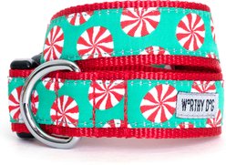 The Worthy Dog Peppermints Adjustable Dog Collar, Small: 8 to 14-in neck, 5/8-in wide