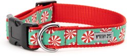 The Worthy Dog Peppermints Adjustable Dog Collar, Large: 14 to 20-in neck, 1-in wide slide 2 of 5