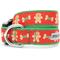 Show in main carousel: The Worthy Dog Gingerbread Bones Adjustable Dog Collar, Medium: 11 to 17-in neck, 1-in wide slide 1 of 4