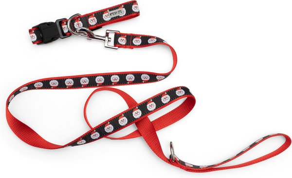 Show full view: The Worthy Dog Santa Adjustable Dog Collar, X-Small: 5 to 11-in neck, 1/2-in wide slide 3 of 3