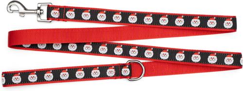 Show full view: The Worthy Dog Santa Dog Leash, Large: 5-ft long, 1-in wide slide 2 of 4