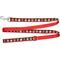 Show in main carousel: The Worthy Dog Deck the Halls Dog Leash, Large: 5-ft long, 1-in wide slide 2 of 4