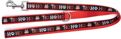 Show full view: The Worthy Dog Ho Ho Ho! Dog Leash, Large: 5-ft long, 1-in wide slide 3 of 4