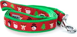 The Worthy Dog Merry Christmas! Dog Leash, Large: 5-ft long, 1-in wide