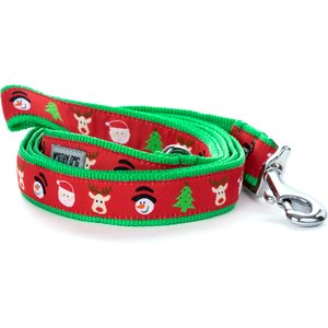 The Worthy Dog Merry Christmas! Dog Leash, Small: 5-ft long, 5/8-in wide