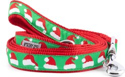 The Worthy Dog Santa Hats Dog Leash, Large: 5-ft long, 1-in wide