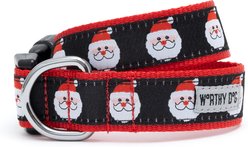 The Worthy Dog Santa Adjustable Dog Collar, X-Small: 5 to 11-in neck, 1/2-in wide